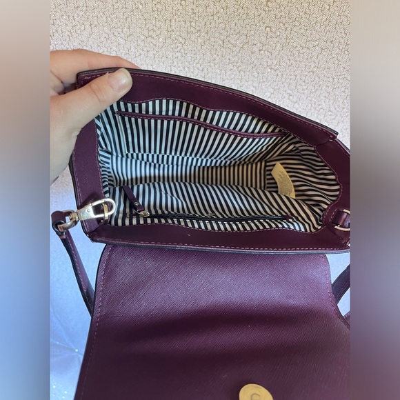 Kate spade leather plum cross body bag - Picture 6 of 6